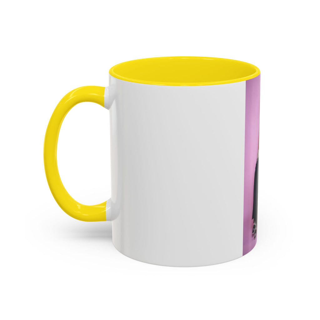 Vintage Dorothy Golden Girls Inspired Portrait Accent Coffee Mug — Quirky Retro Kitchen Gift