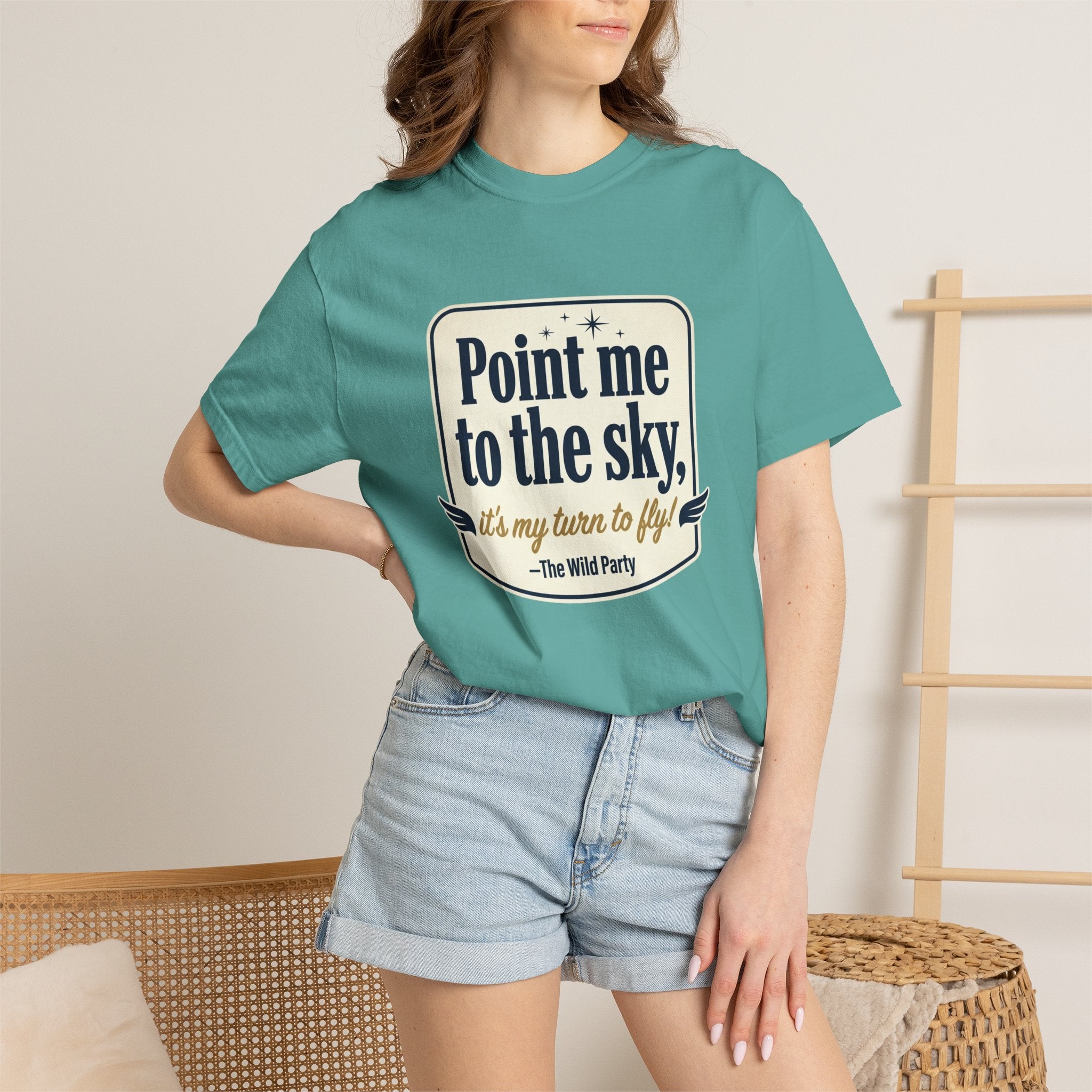 "Point Me to the Sky" Graphic T-Shirt — The Wild Party Quote