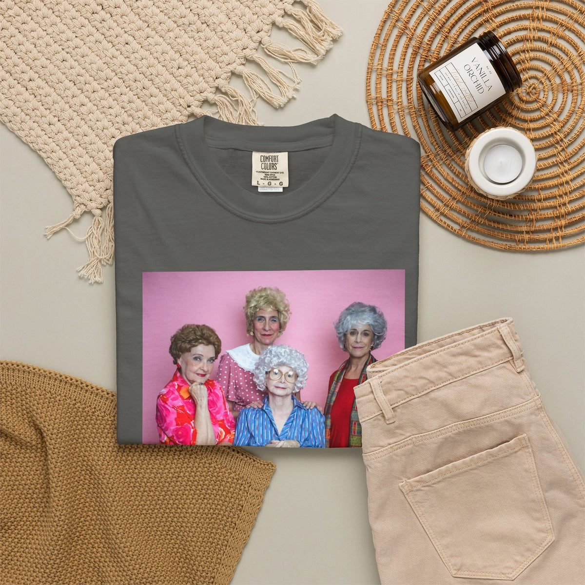 Golden Girls Inspired Photo T‑Shirt — Vintage TV Comedy Tee