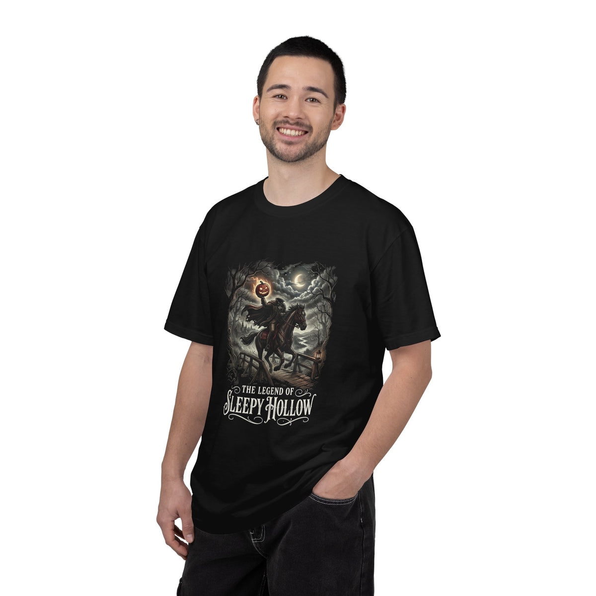 Horseman Night Rider T-Shirt — Vintage Gothic Halloween Graphic Tee