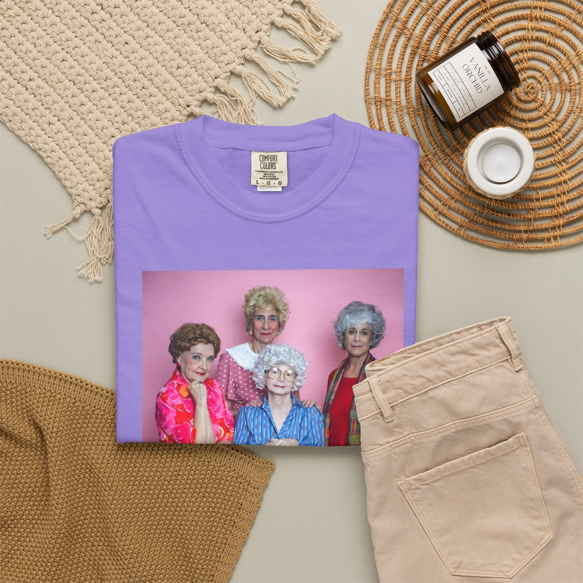 Golden Girls Inspired Photo T‑Shirt — Vintage TV Comedy Tee