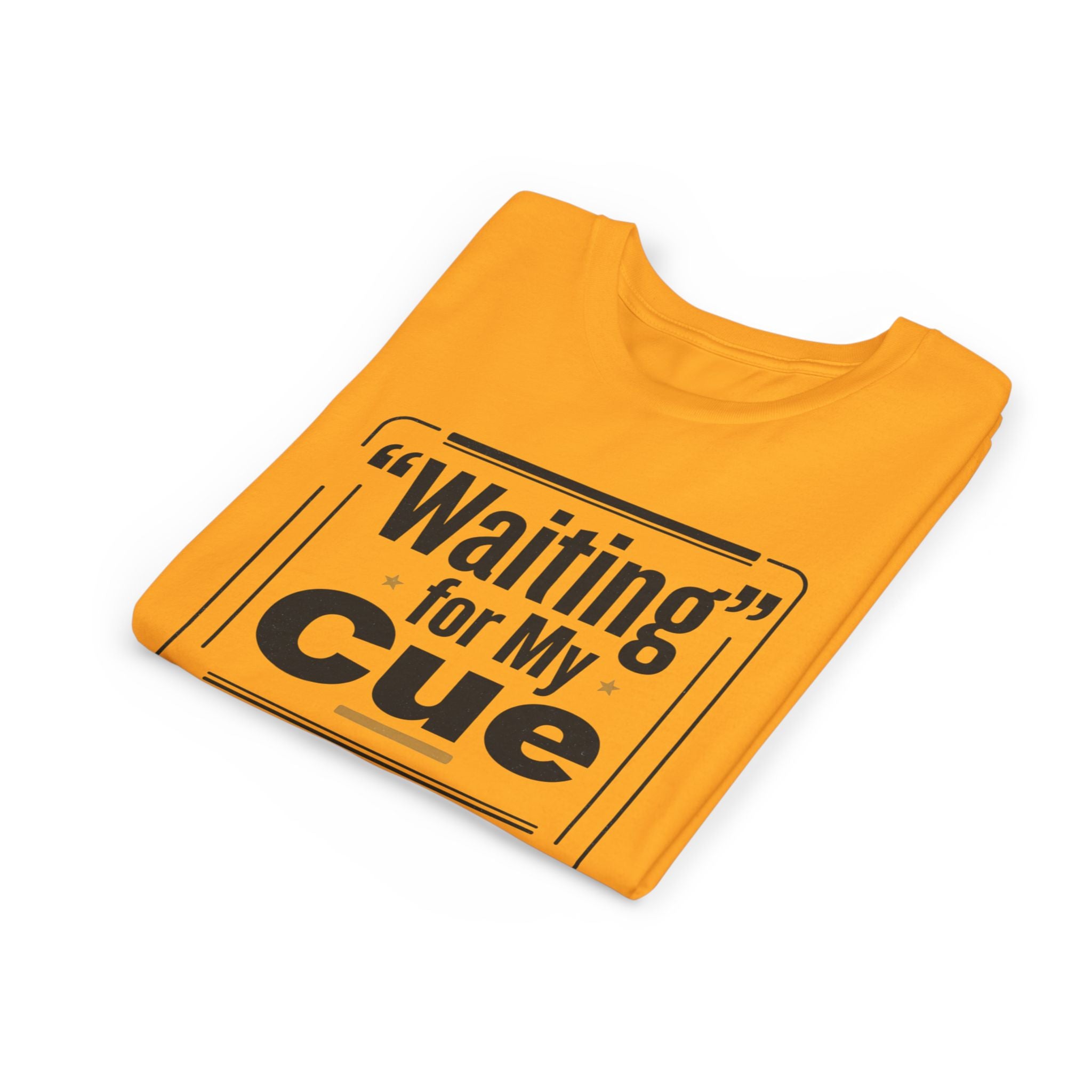 Waiting For My Cue Youth Tee — Theater Kid Short Sleeve Shirt