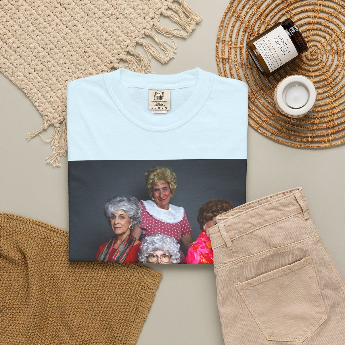 Golden Girls Inspired Photo T‑Shirt — Vintage TV Comedy Tee