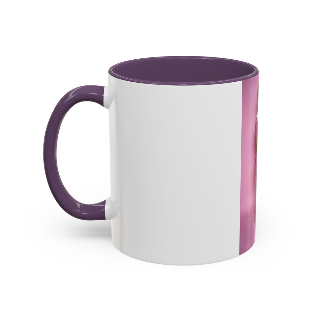 Vintage Pink Portrait Rose Golden Girls Inspired Coffee Mug — Quirky Photo Accent Mug (11/15oz)