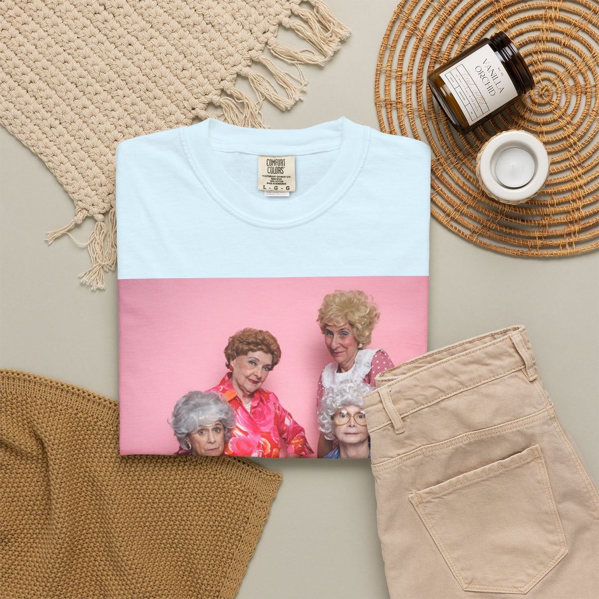 Golden Girls Inspired Photo T‑Shirt — Vintage TV Comedy Tee