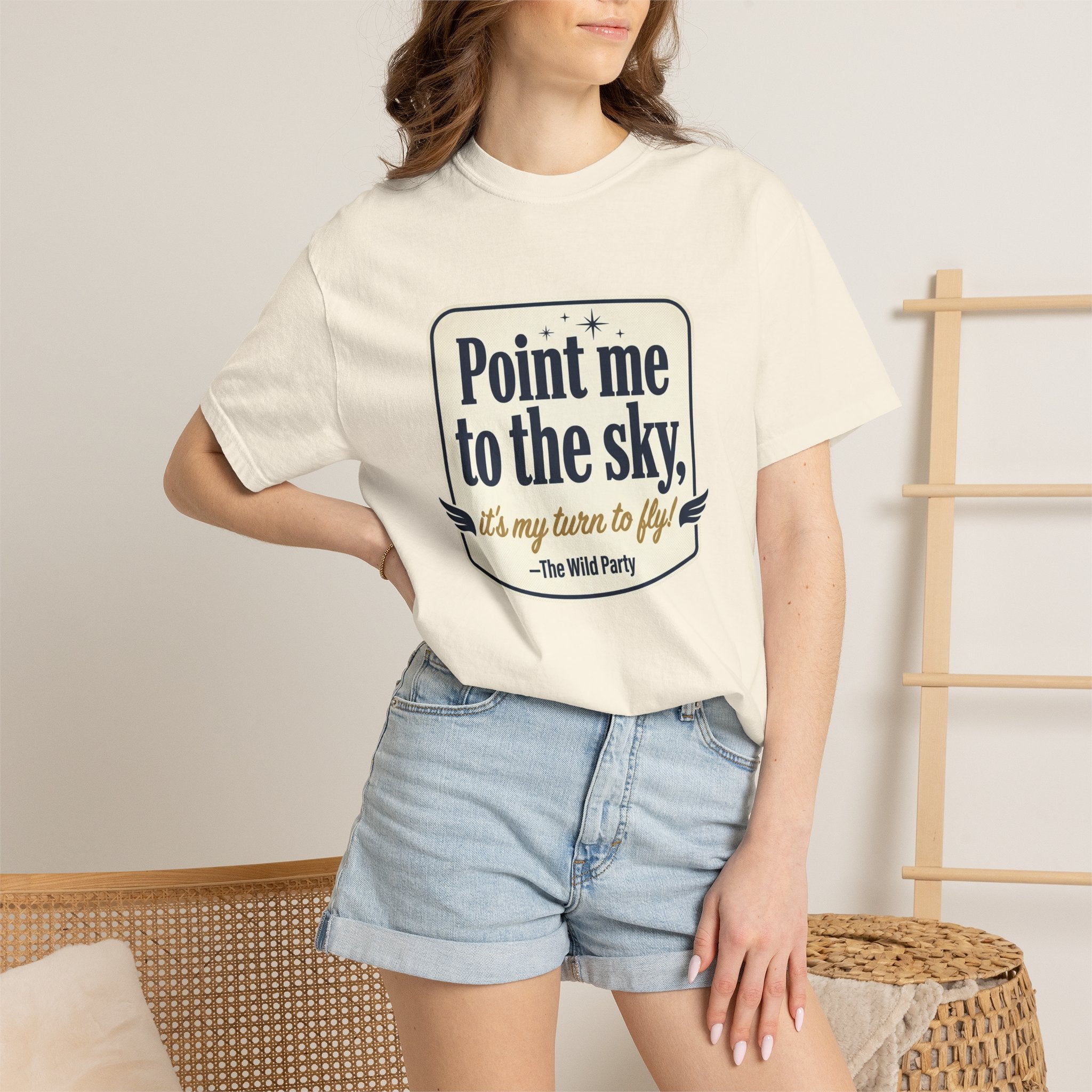 "Point Me to the Sky" Graphic T-Shirt — The Wild Party Quote