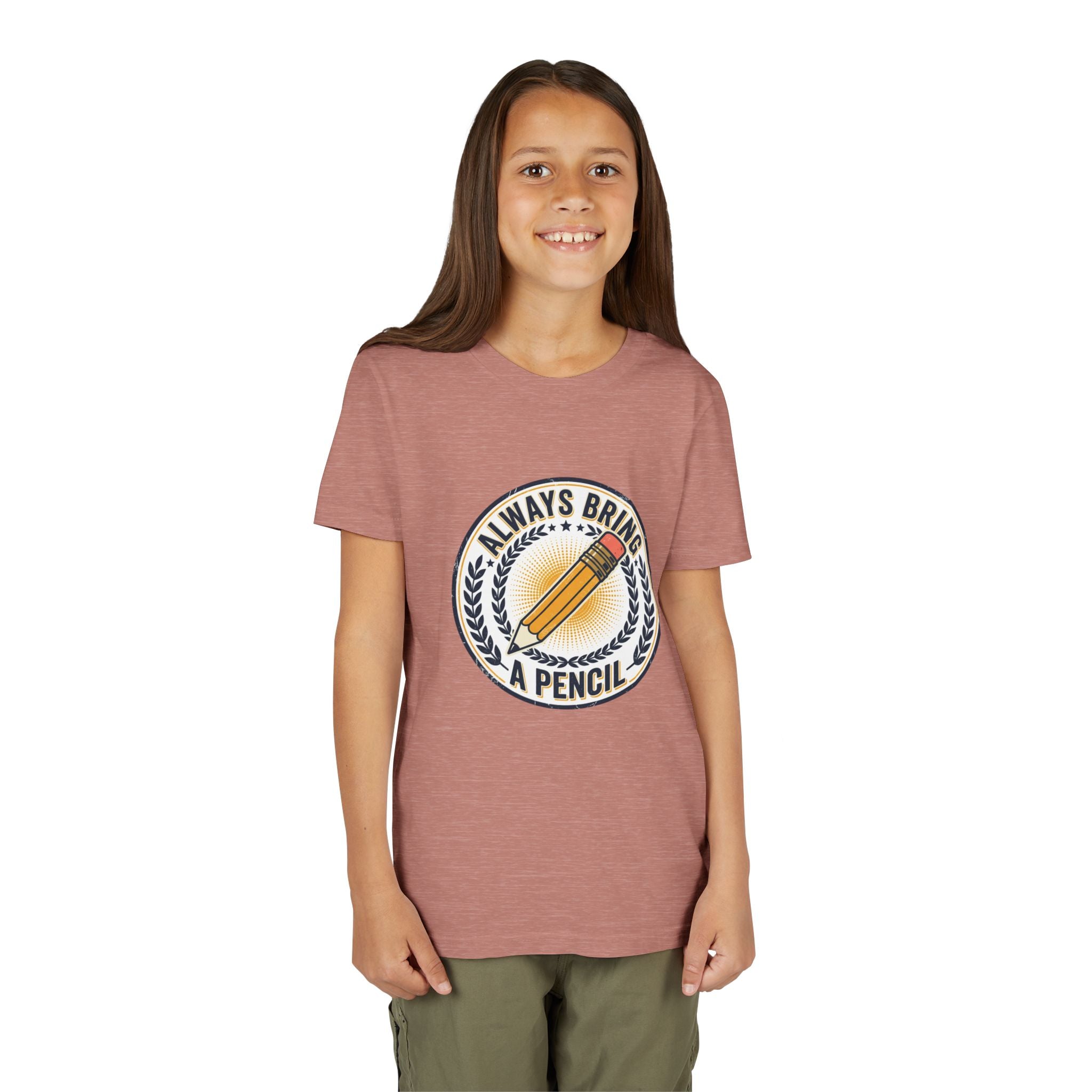 Always Bring a Pencil Youth T-Shirt — Back-to-School Graphic Tee
