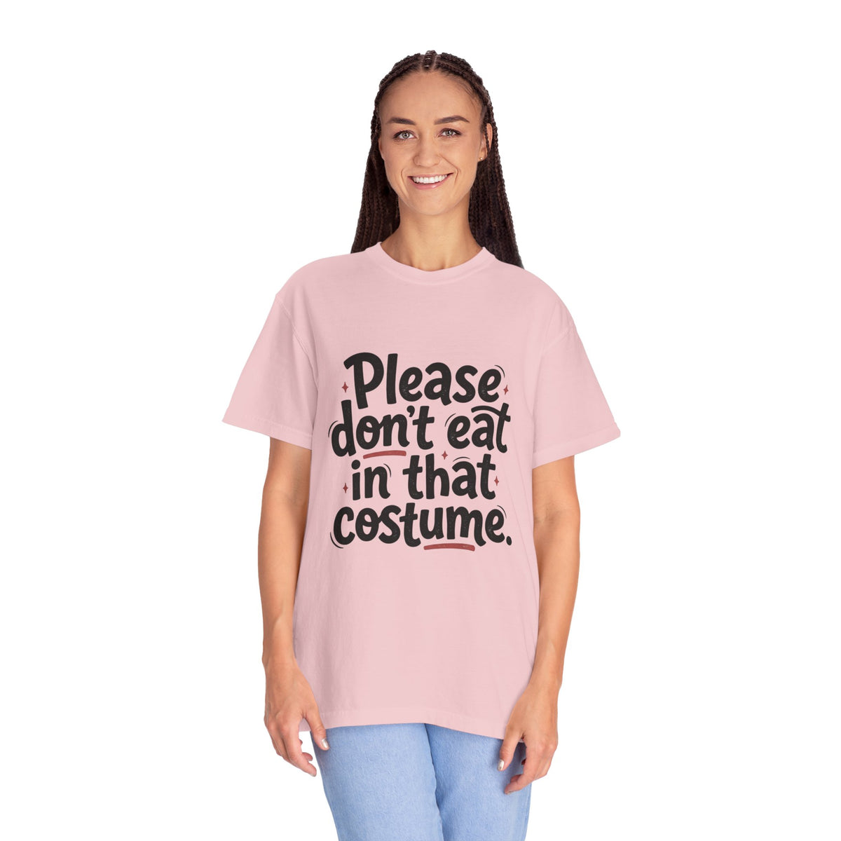 Please Don't Eat in That Costume T-Shirt — Funny Halloween Costume Shirt