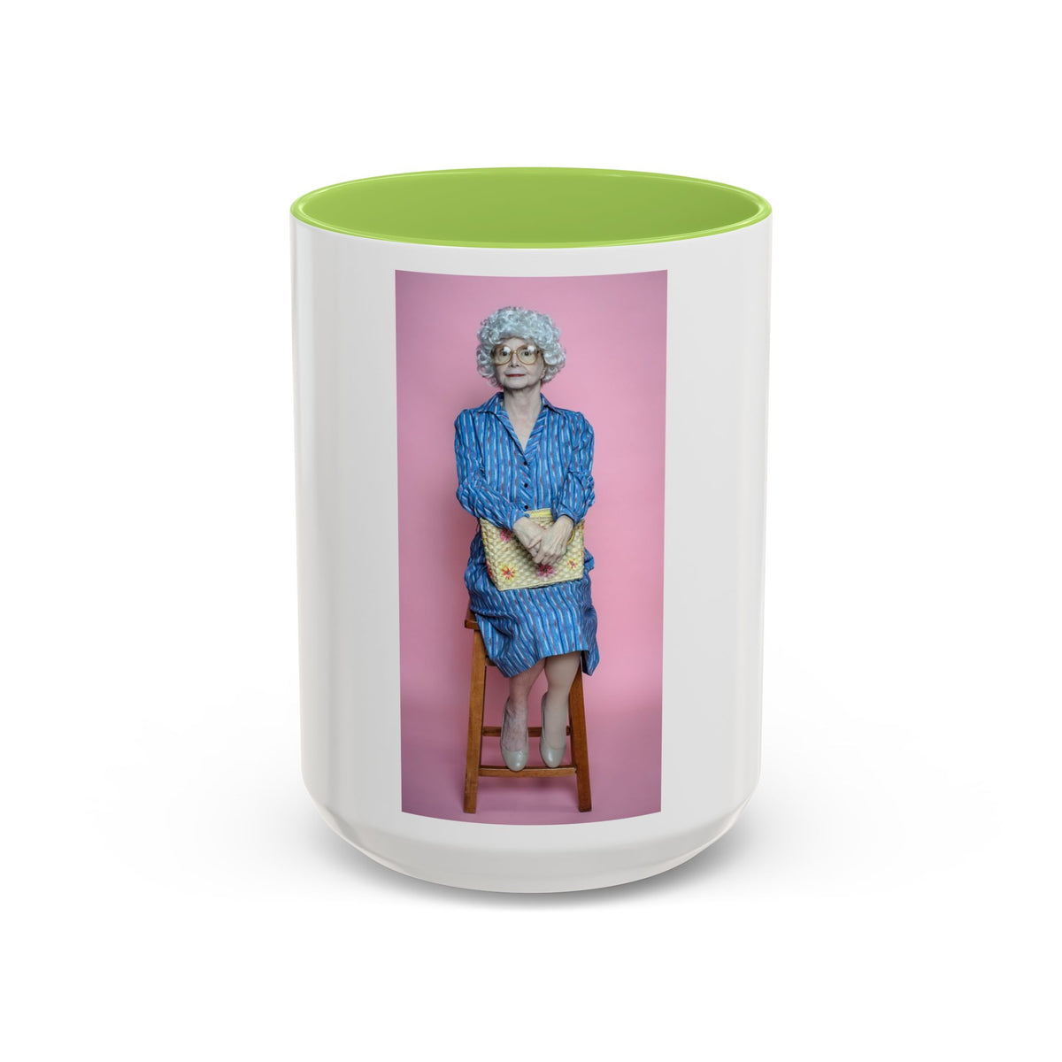 Vintage Sophia Golden Girls Inspired Portrait Accent Coffee Mug — Quirky Retro Kitchen Gift