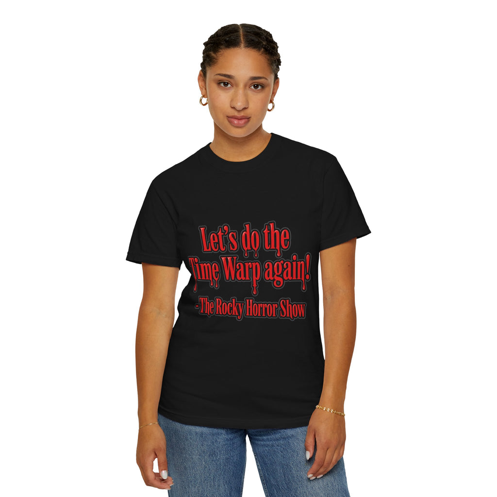 T-Shirt — "Let’s Do the Time Warp Again!" Rocky Horror Show Fan Tee