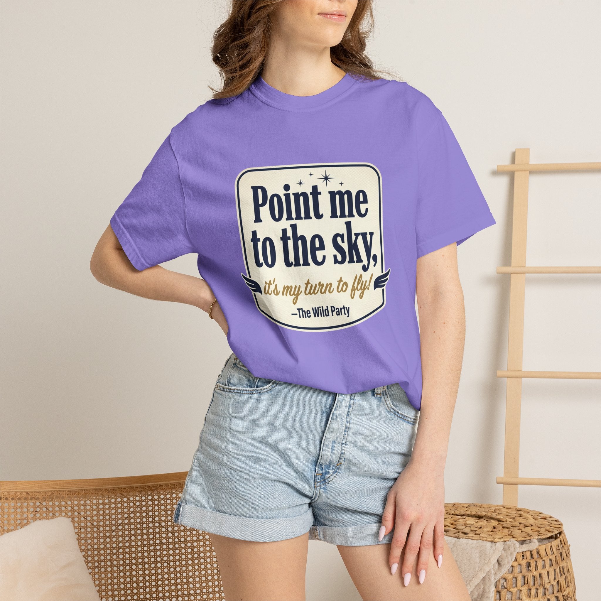 "Point Me to the Sky" Graphic T-Shirt — The Wild Party Quote
