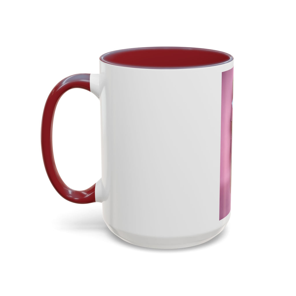 Vintage Pink Portrait Rose Golden Girls Inspired Coffee Mug — Quirky Photo Accent Mug (11/15oz)