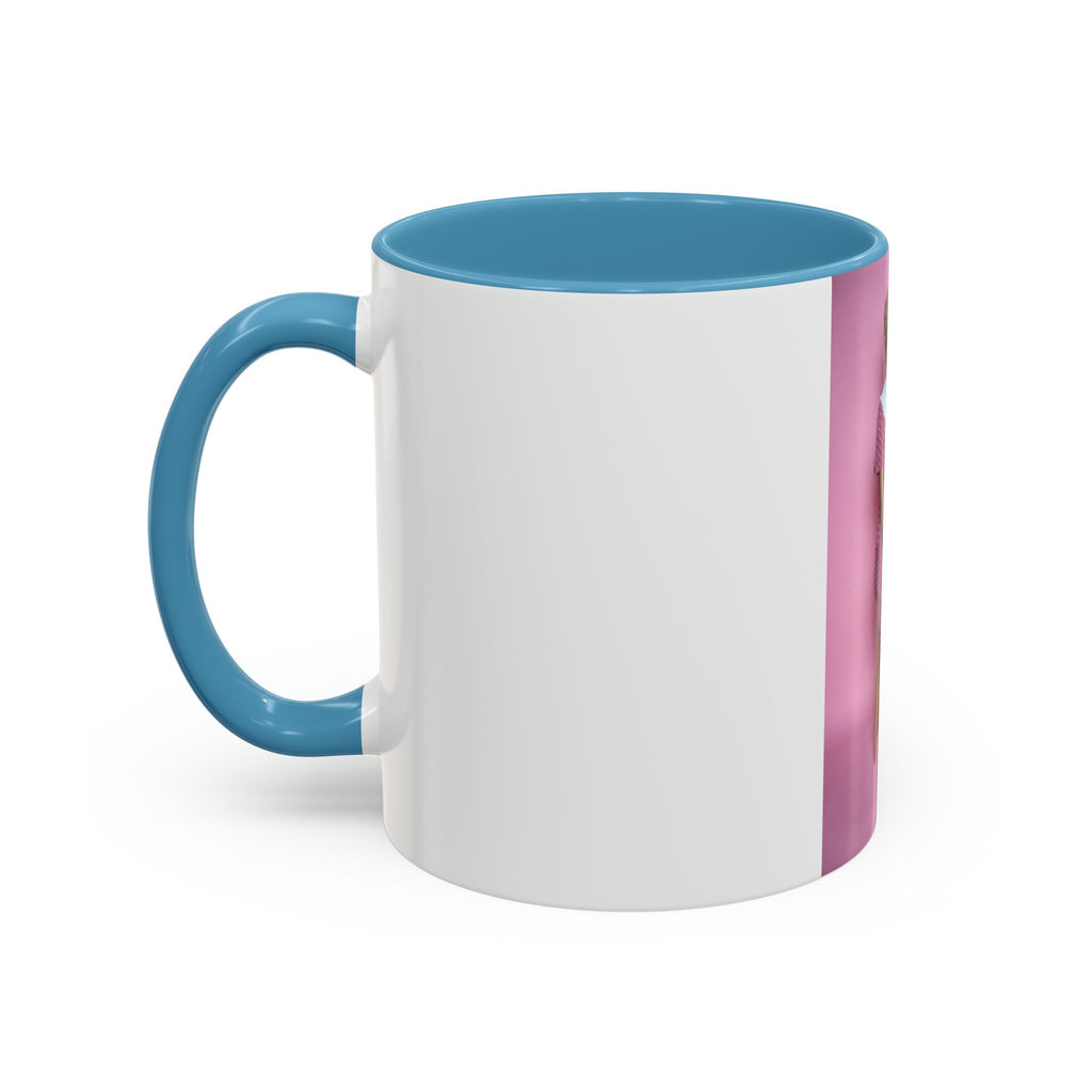 Vintage Pink Portrait Rose Golden Girls Inspired Coffee Mug — Quirky Photo Accent Mug (11/15oz)