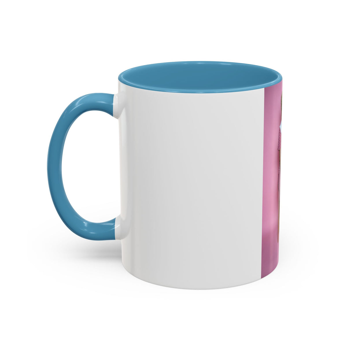 Vintage Pink Portrait Rose Golden Girls Inspired Coffee Mug — Quirky Photo Accent Mug (11/15oz)