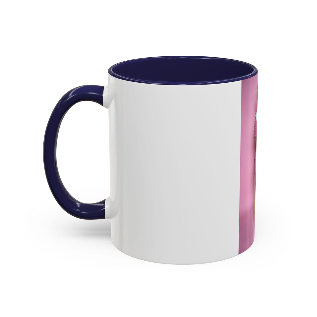Vintage Pink Portrait Rose Golden Girls Inspired Coffee Mug — Quirky Photo Accent Mug (11/15oz)