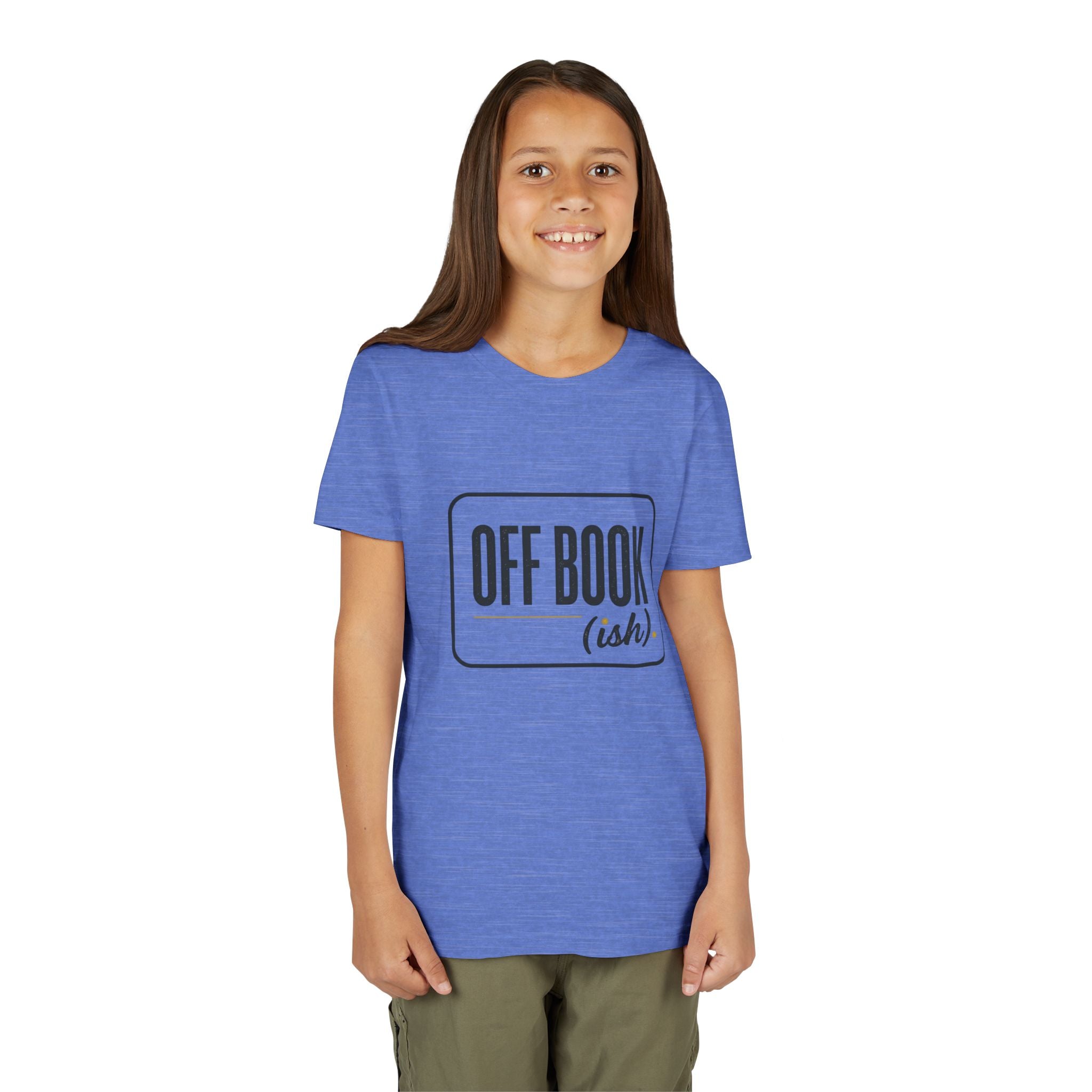 Off Book(ish) Youth Tee — Funny Theater Drama Kid T‑Shirt