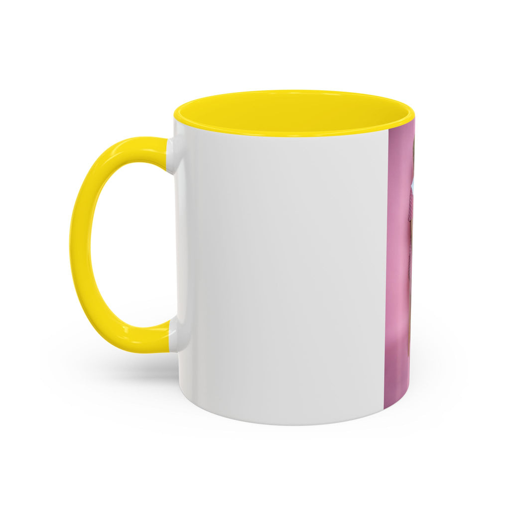 Vintage Pink Portrait Rose Golden Girls Inspired Coffee Mug — Quirky Photo Accent Mug (11/15oz)
