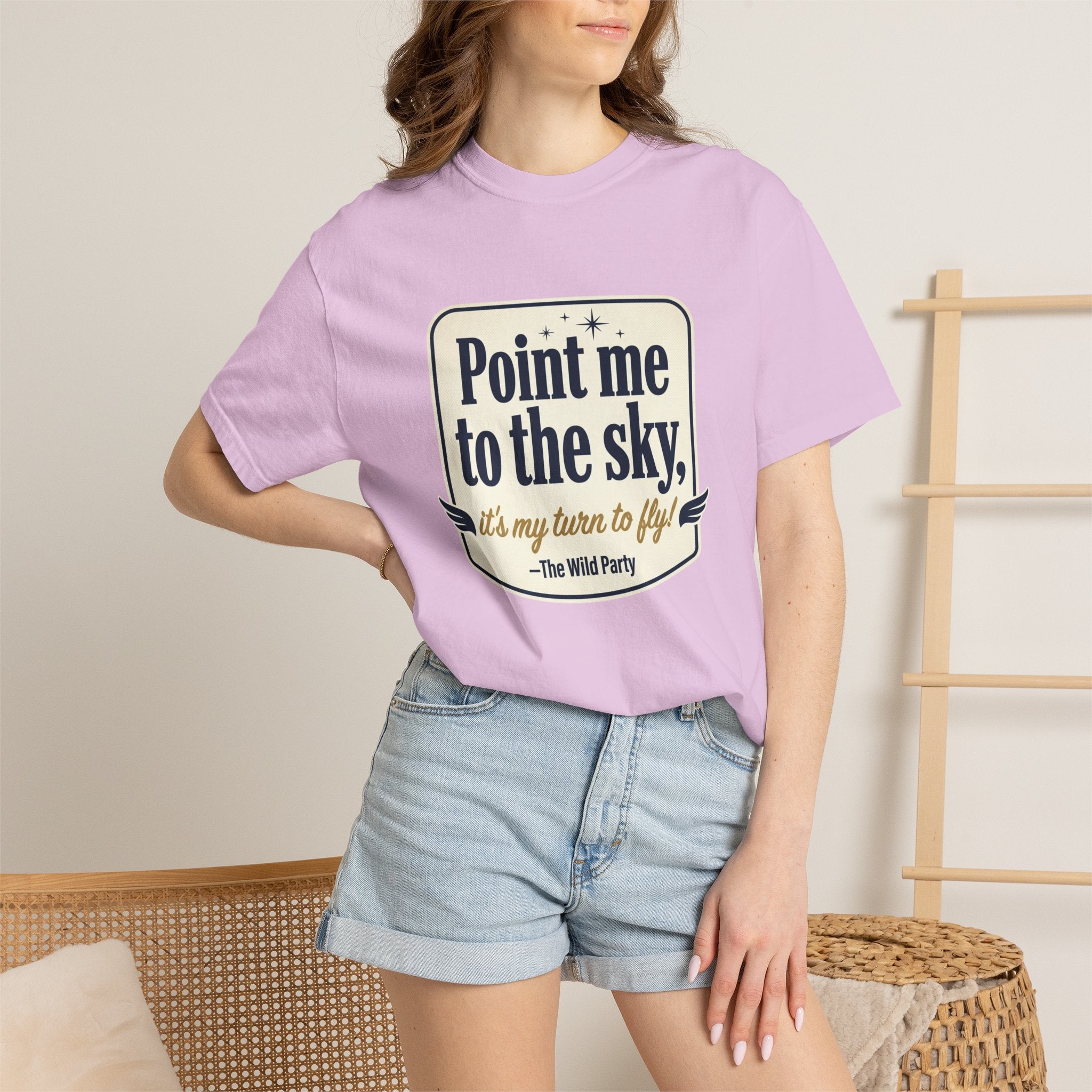"Point Me to the Sky" Graphic T-Shirt — The Wild Party Quote