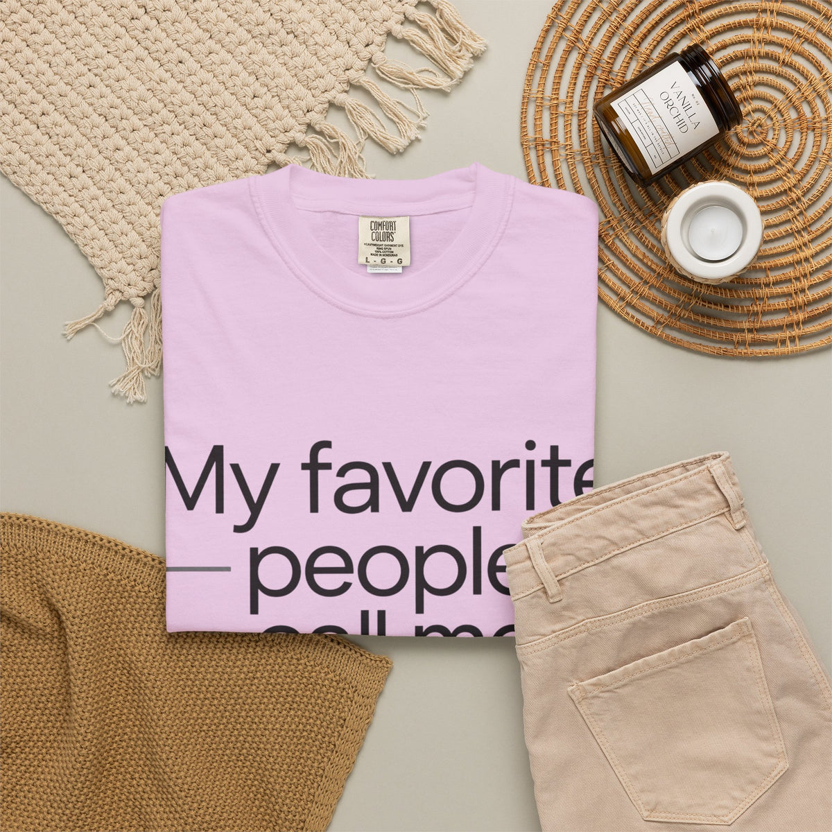“My Favorite People Call Me Meme” Grandma T-Shirt