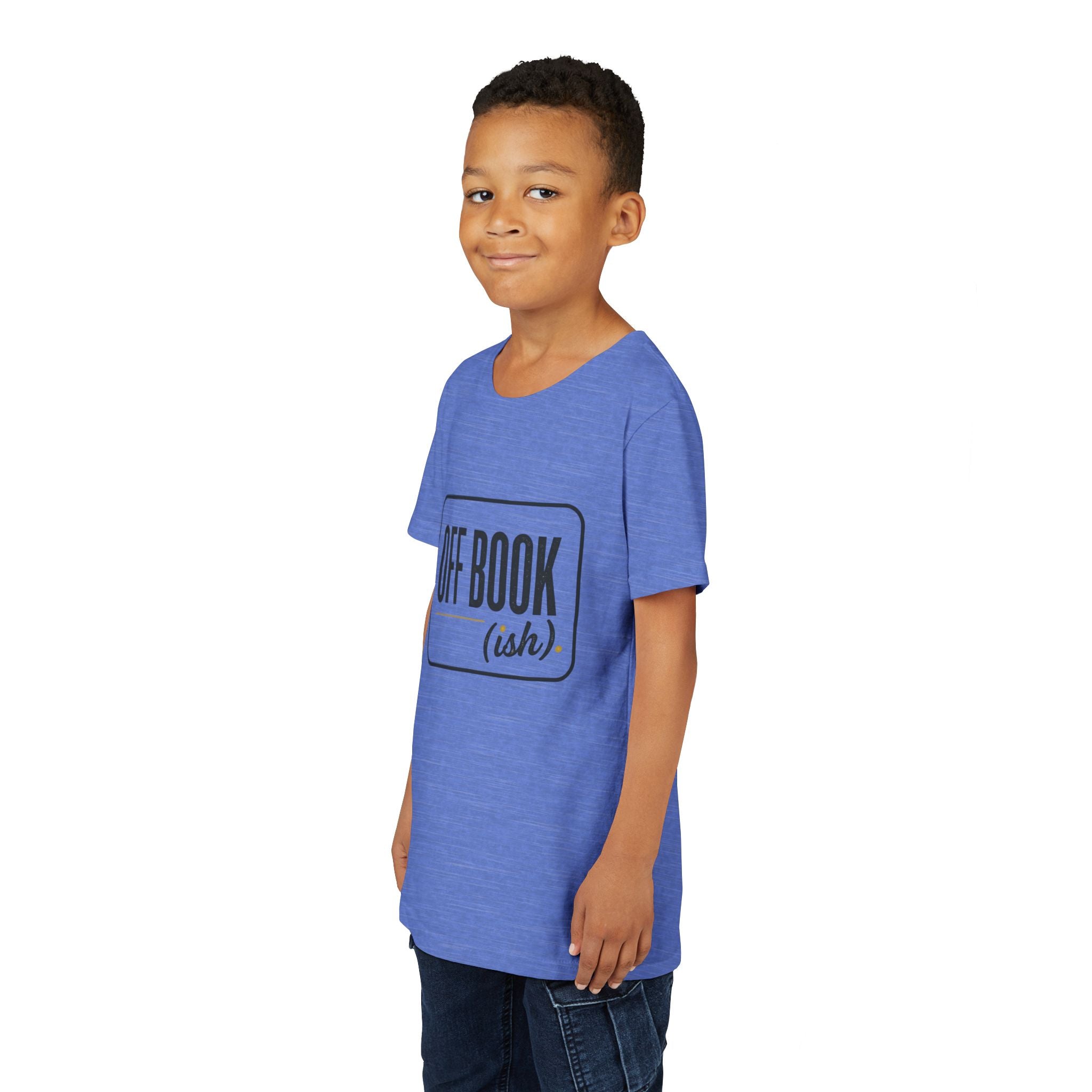 Off Book(ish) Youth Tee — Funny Theater Drama Kid T‑Shirt