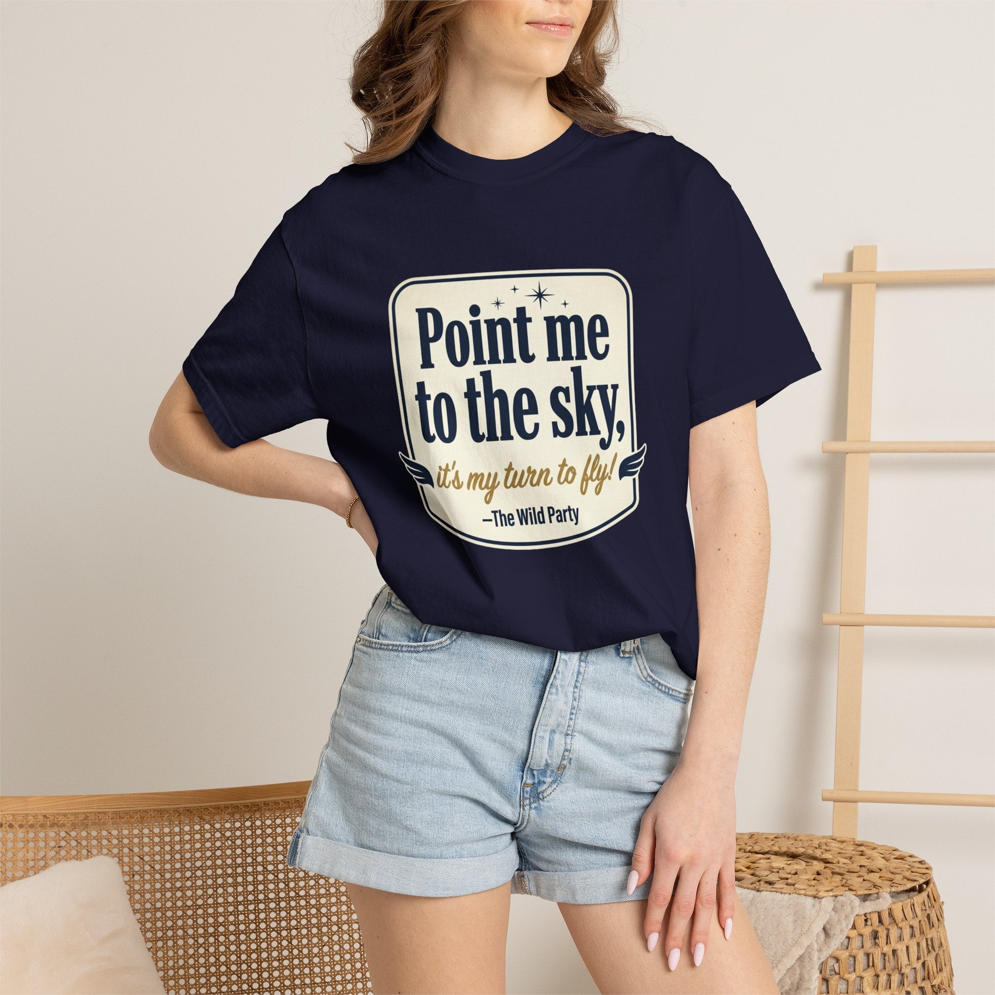 "Point Me to the Sky" Graphic T-Shirt — The Wild Party Quote