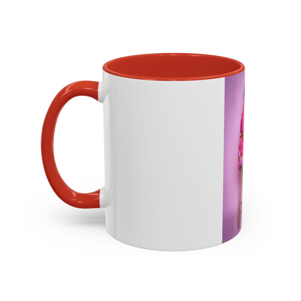 Vintage Blanche Golden Girls Inspired Portrait Accent Coffee Mug — Quirky Retro Kitchen Gift
