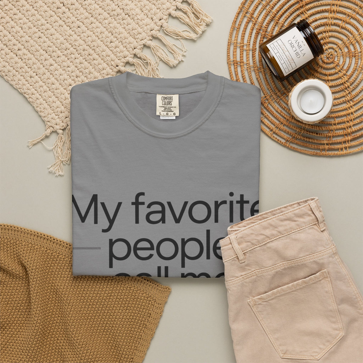 “My Favorite People Call Me Meme” Grandma T-Shirt