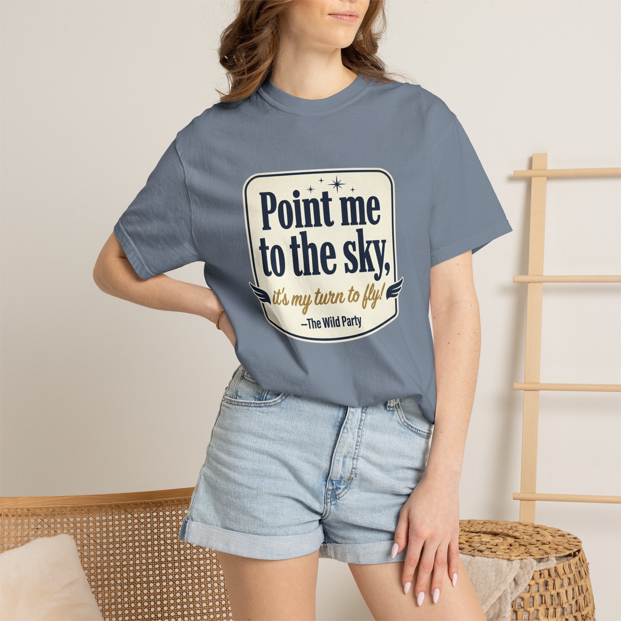 "Point Me to the Sky" Graphic T-Shirt — The Wild Party Quote