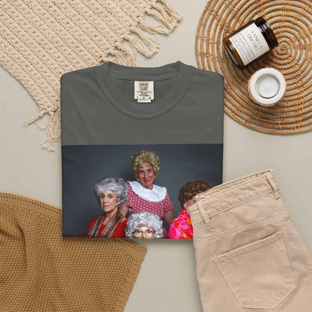 Golden Girls Inspired Photo T‑Shirt — Vintage TV Comedy Tee