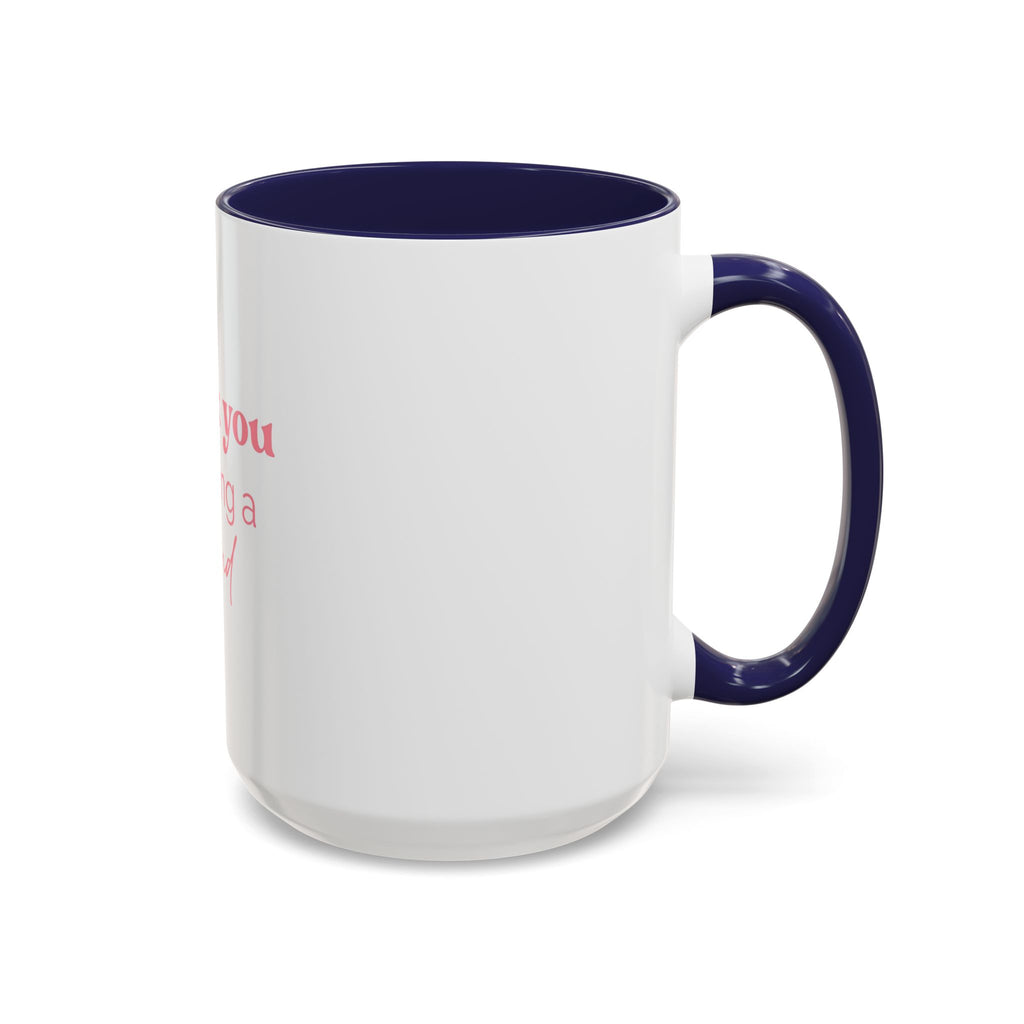 Thank You for Being a Friend Coffee Mug — Pink Friendship Accent Mug (11/15oz)