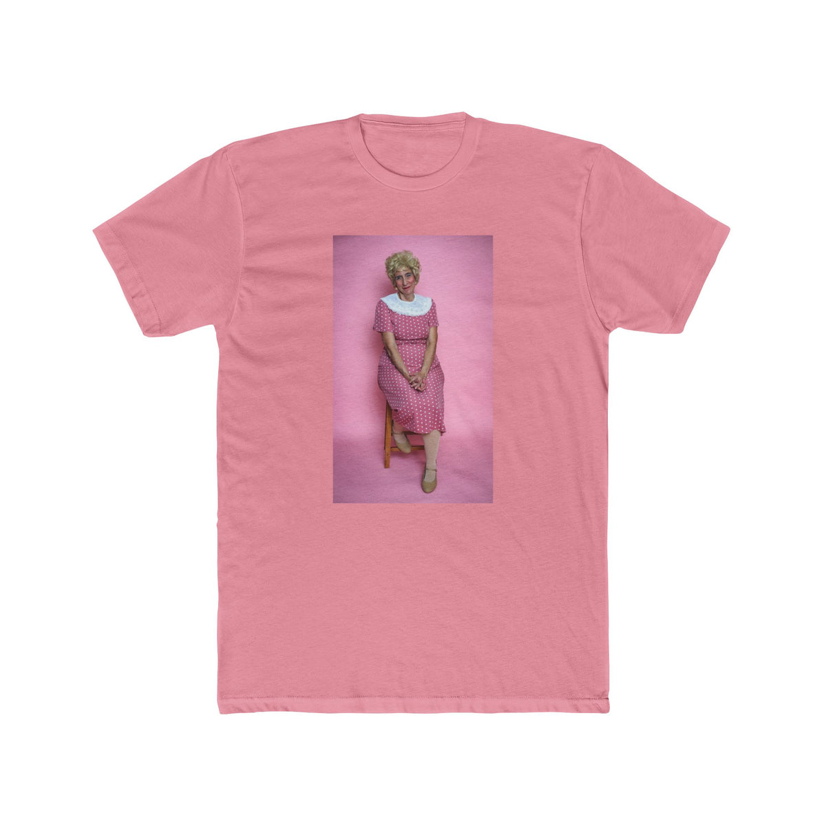 Vintage Pink Portrait Tee — Retro Golden Girls Inspired Portrait T-Shirt