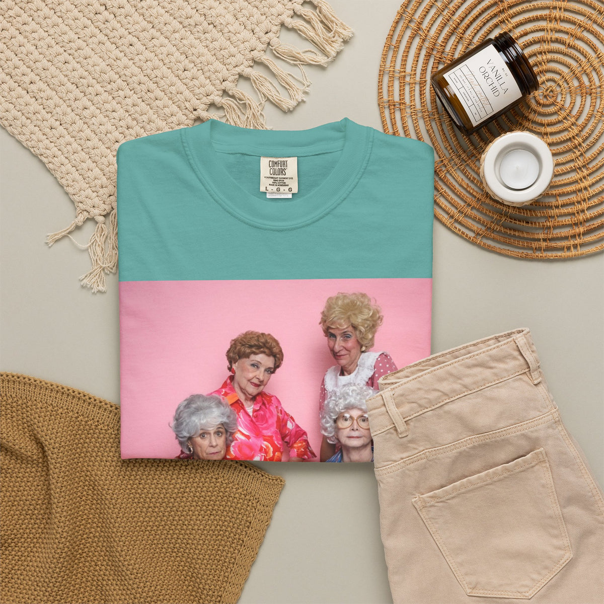 Golden Girls Inspired Photo T‑Shirt — Vintage TV Comedy Tee