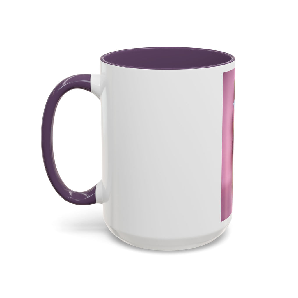 Vintage Pink Portrait Rose Golden Girls Inspired Coffee Mug — Quirky Photo Accent Mug (11/15oz)