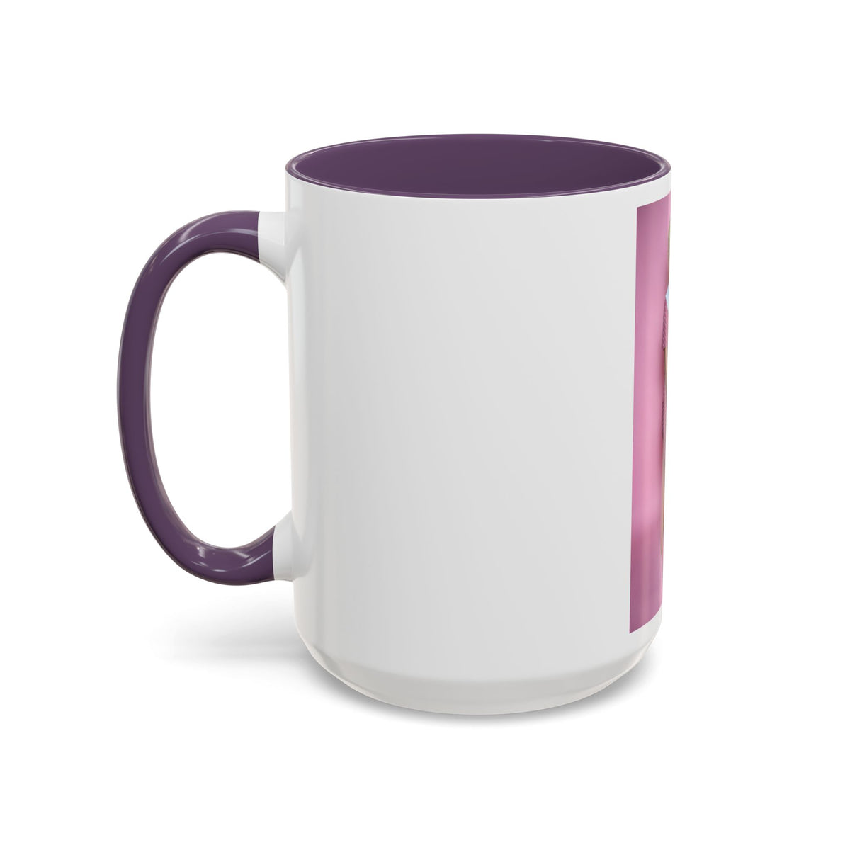 Vintage Pink Portrait Rose Golden Girls Inspired Coffee Mug — Quirky Photo Accent Mug (11/15oz)