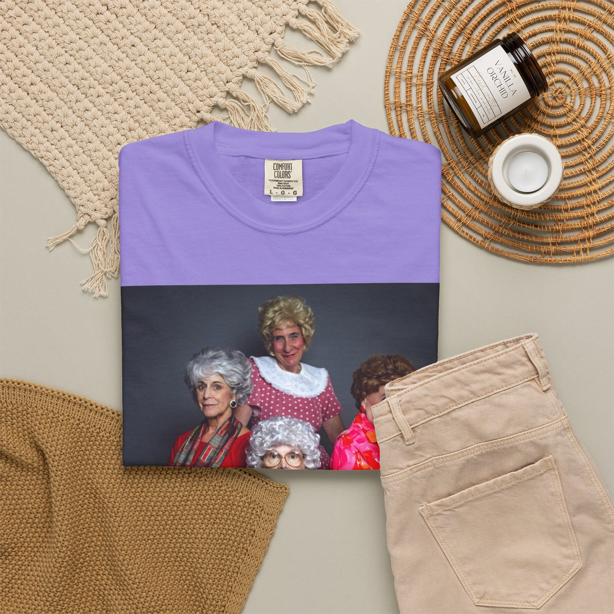 Golden Girls Inspired Photo T‑Shirt — Vintage TV Comedy Tee