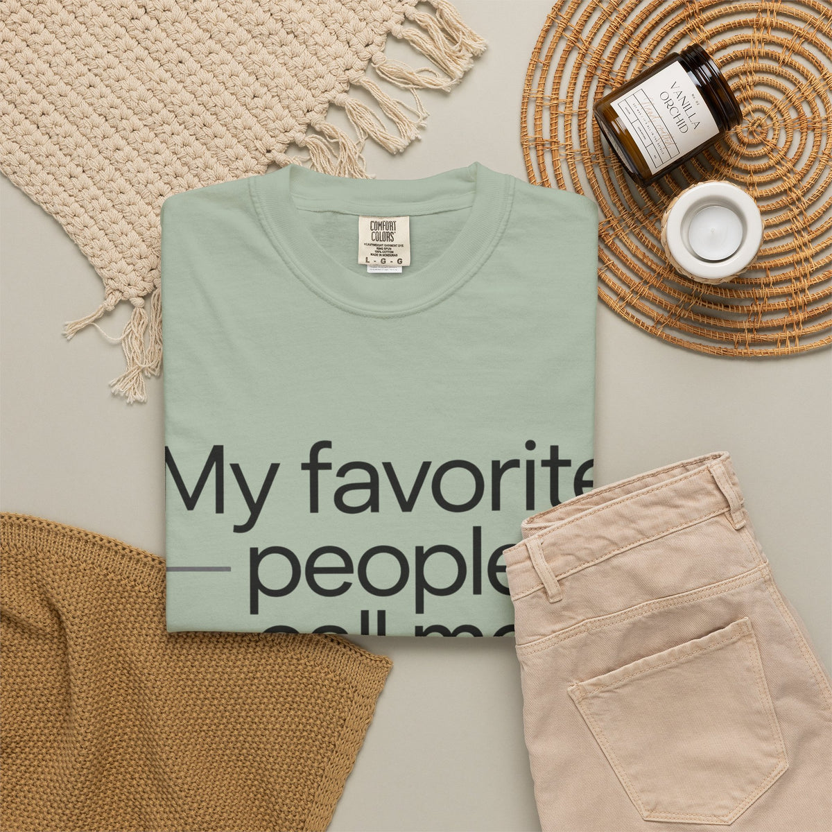 “My Favorite People Call Me Meme” Grandma T-Shirt