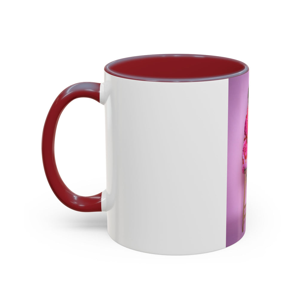 Vintage Blanche Golden Girls Inspired Portrait Accent Coffee Mug — Quirky Retro Kitchen Gift
