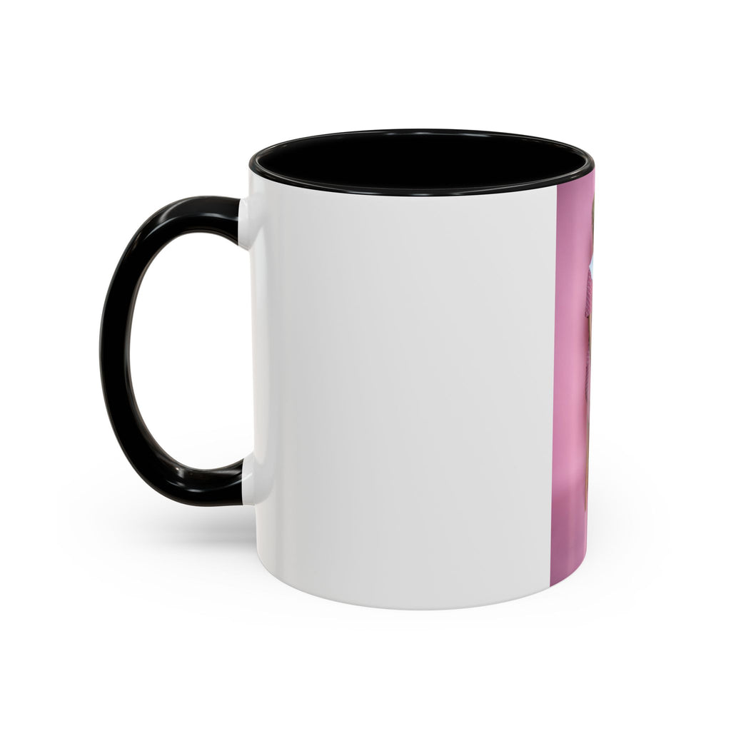 Vintage Pink Portrait Rose Golden Girls Inspired Coffee Mug — Quirky Photo Accent Mug (11/15oz)