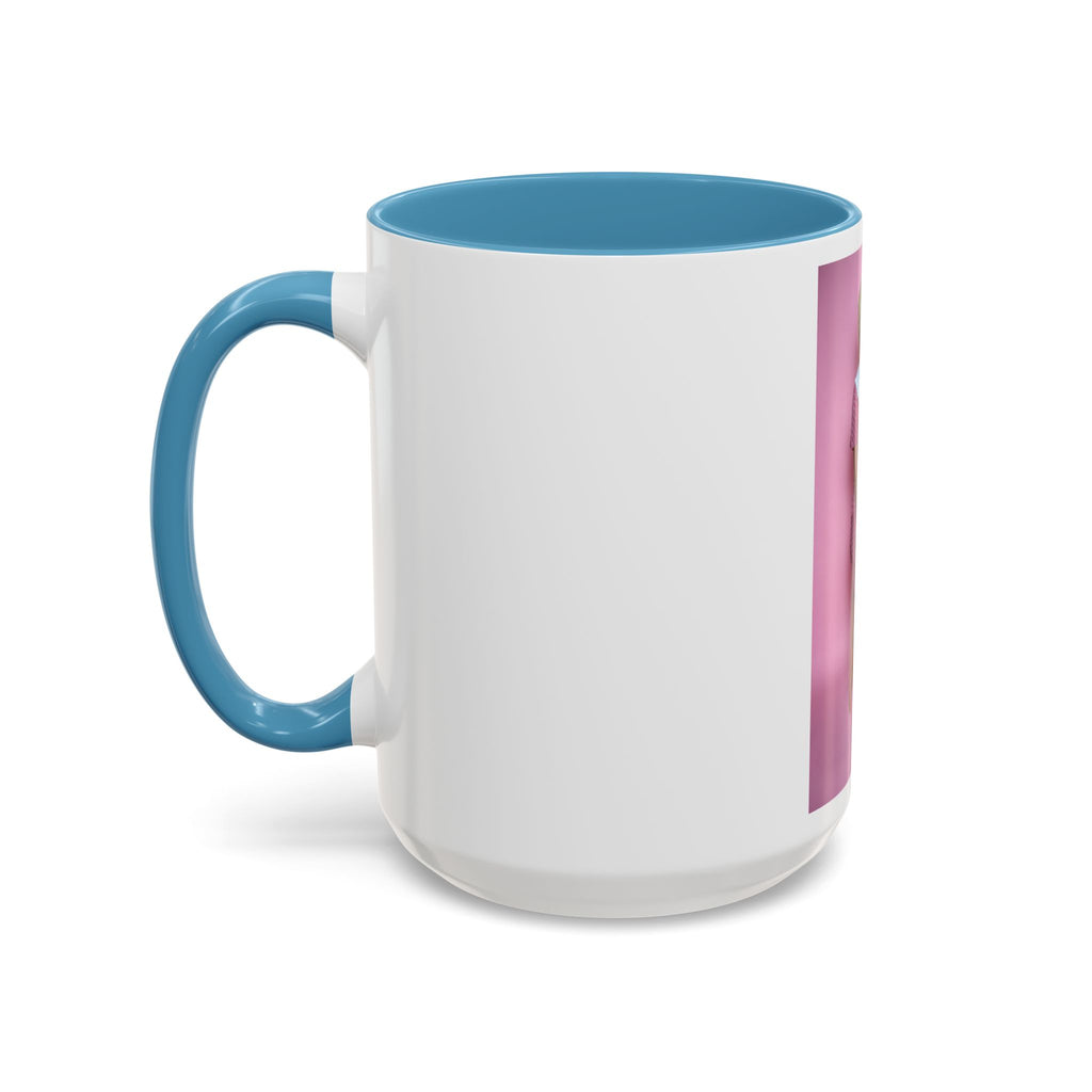 Vintage Pink Portrait Rose Golden Girls Inspired Coffee Mug — Quirky Photo Accent Mug (11/15oz)