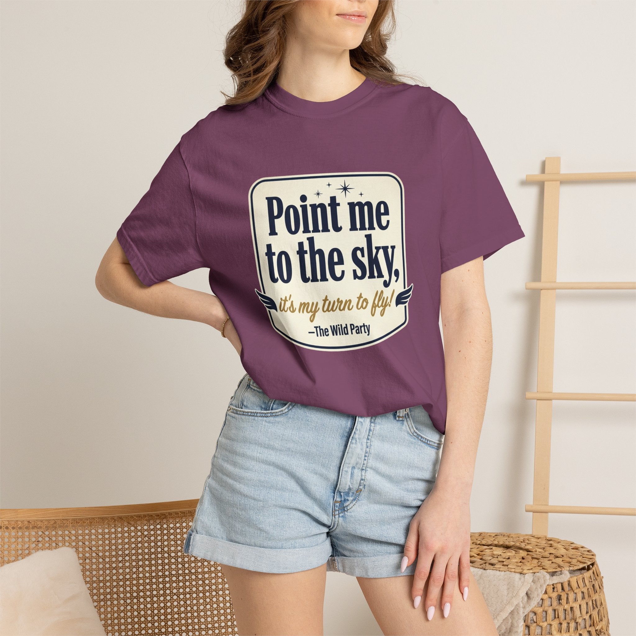 "Point Me to the Sky" Graphic T-Shirt — The Wild Party Quote