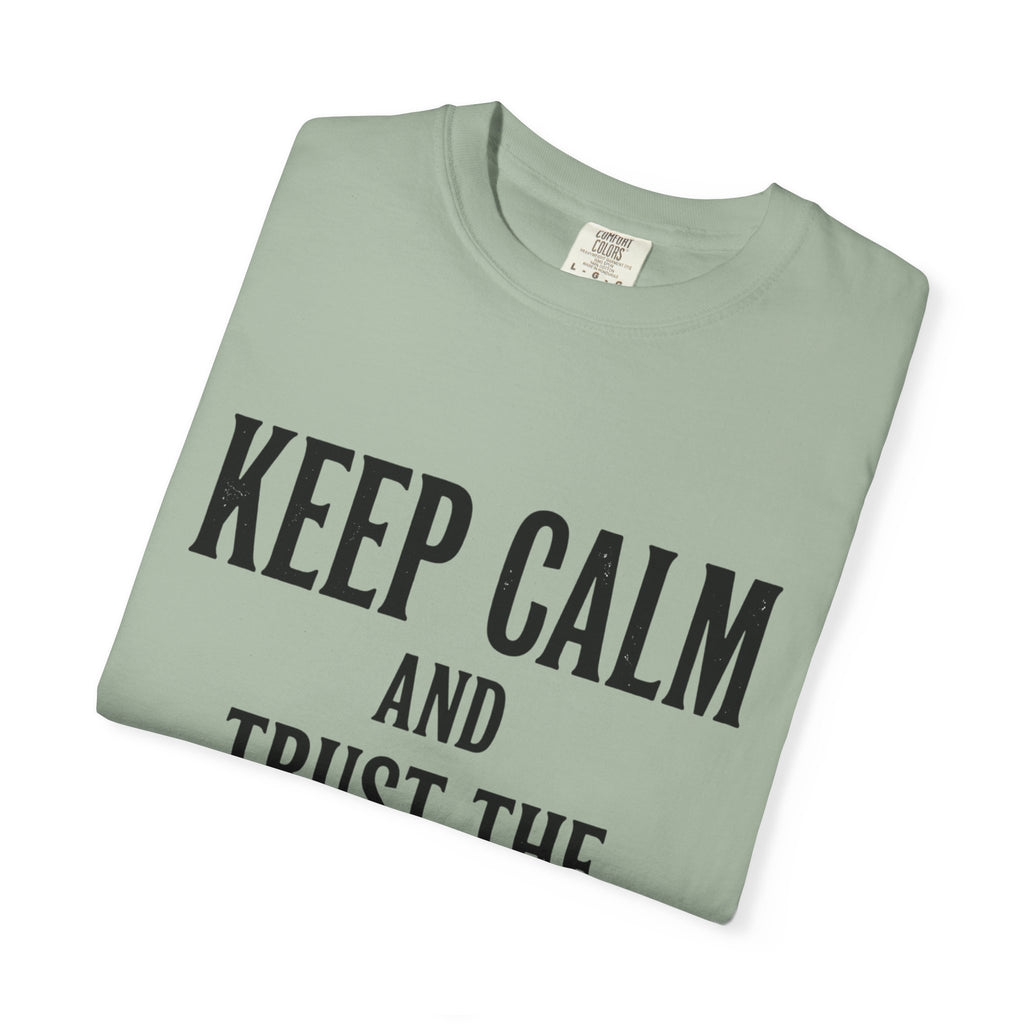 Stage Manager T-Shirt — "Keep Calm and Trust the Stage Manager" Crew Tee