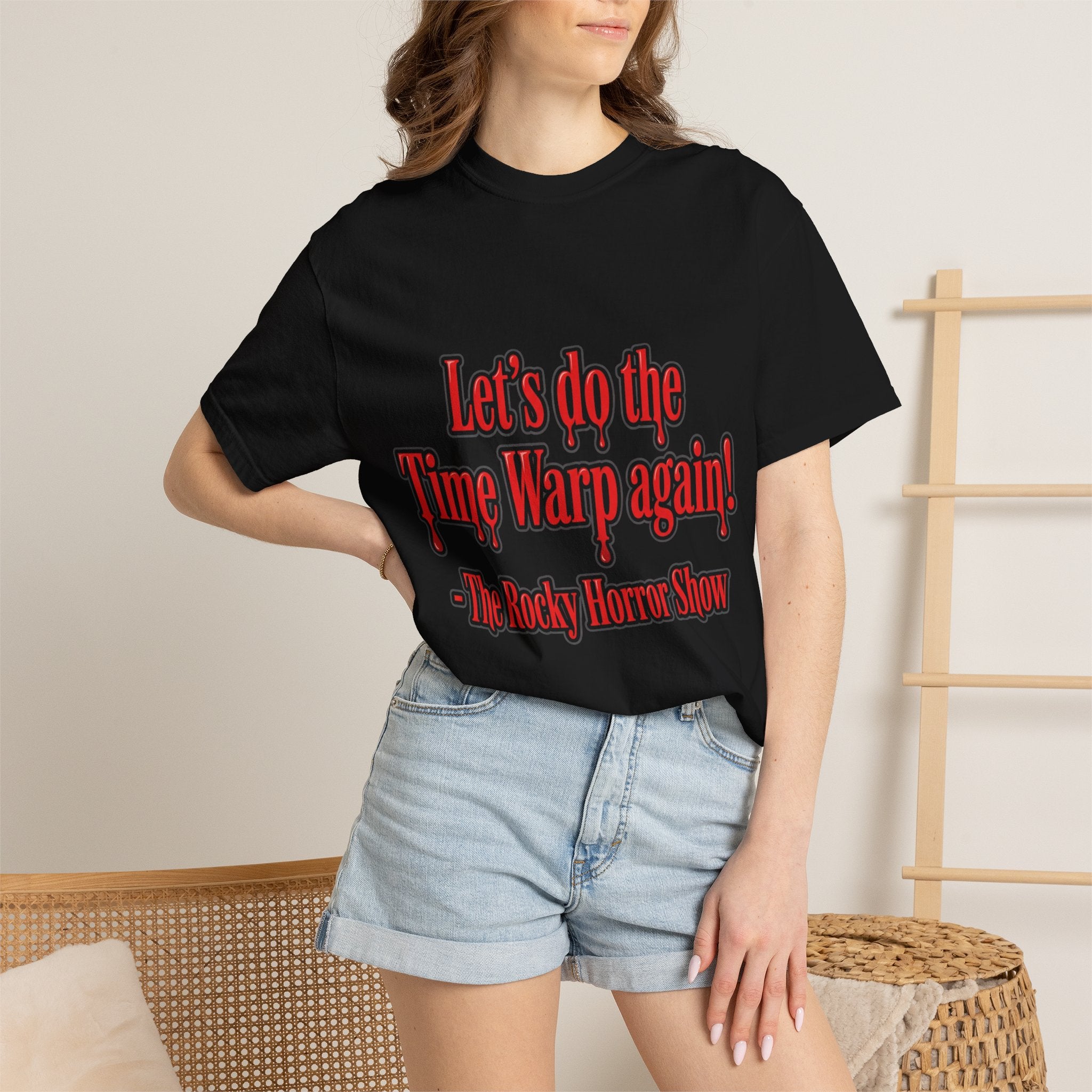 T-Shirt — "Let’s Do the Time Warp Again!" Rocky Horror Show Fan Tee