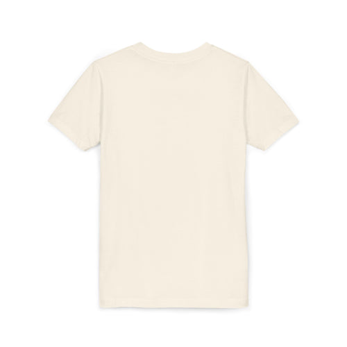 "Powered by Coffee and Cue Lines" Youth Tee — Theatre & Drama Kid Shirt