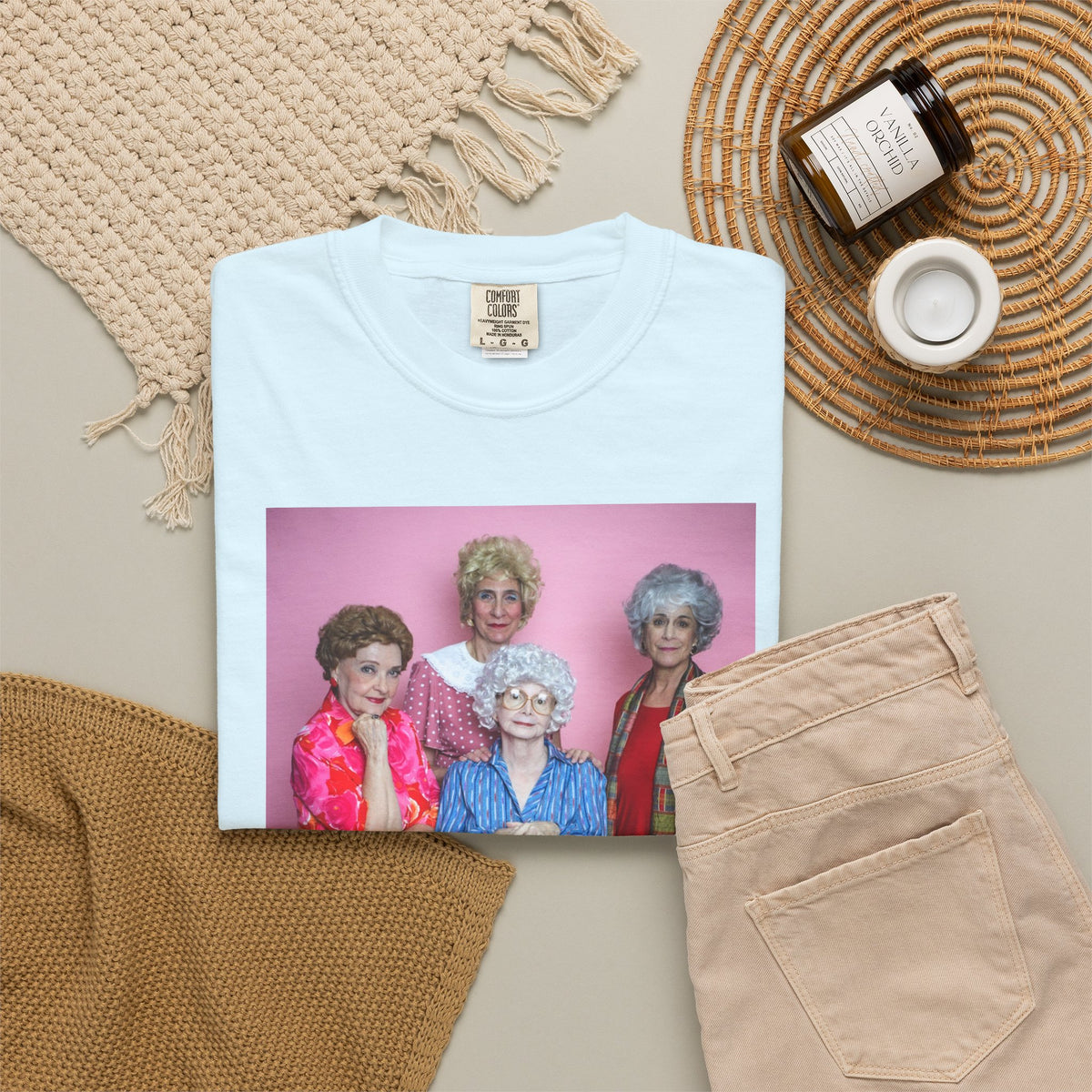 Golden Girls Inspired Photo T‑Shirt — Vintage TV Comedy Tee