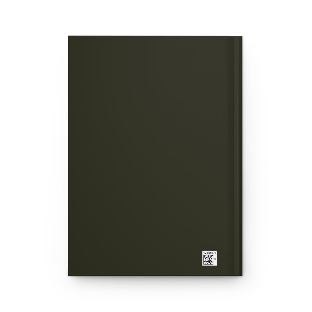 Hardcover Journal — "On Wednesdays We Wear Pink" Cute Pink Lettering Notebook