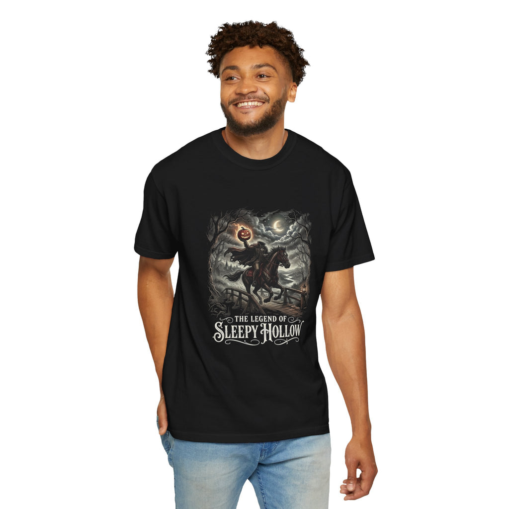 Horseman Night Rider T-Shirt — Vintage Gothic Halloween Graphic Tee