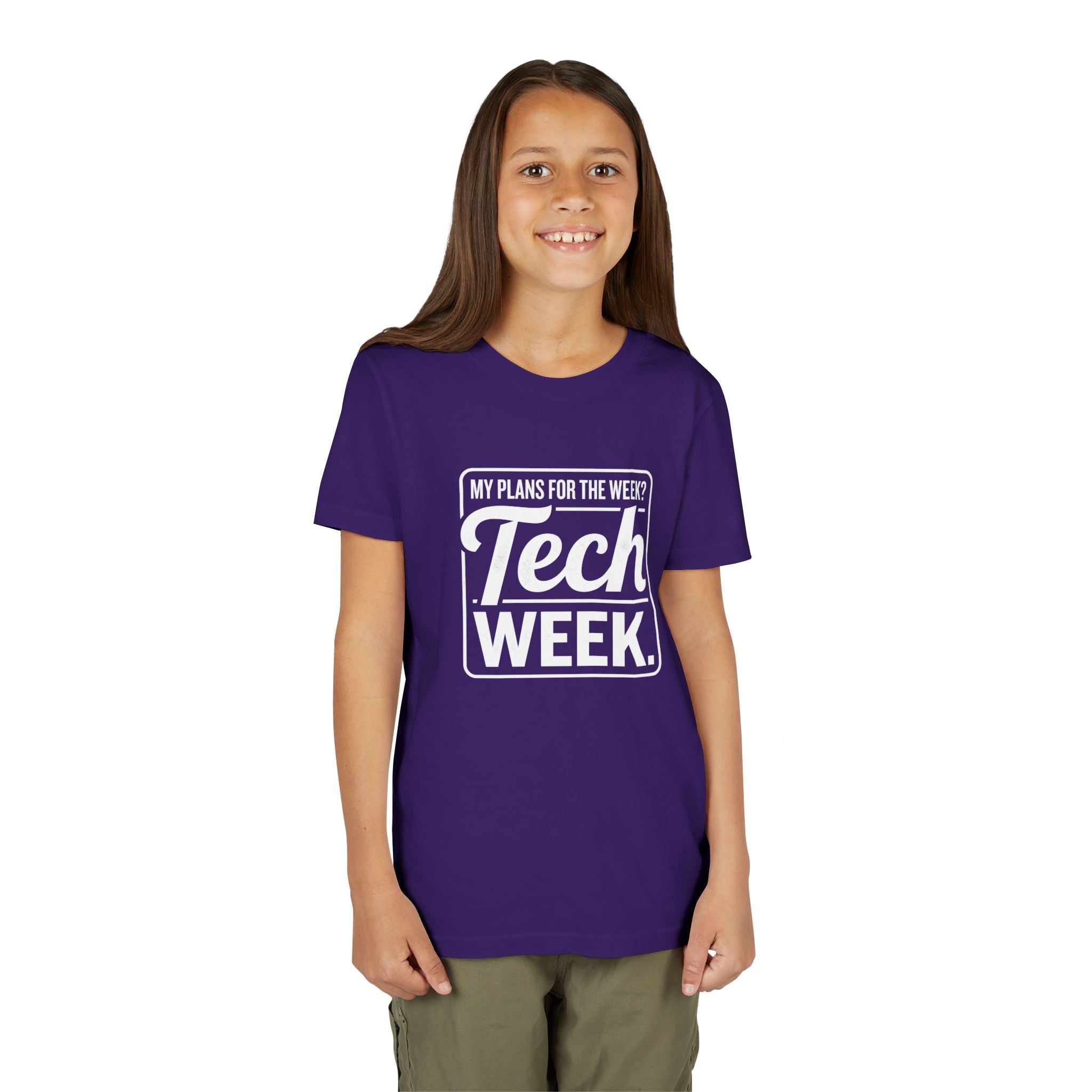 Tech Week Youth Tee — "My Plans For the Week? Tech Week."