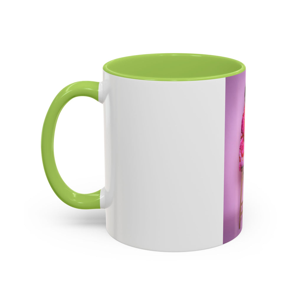 Vintage Blanche Golden Girls Inspired Portrait Accent Coffee Mug — Quirky Retro Kitchen Gift