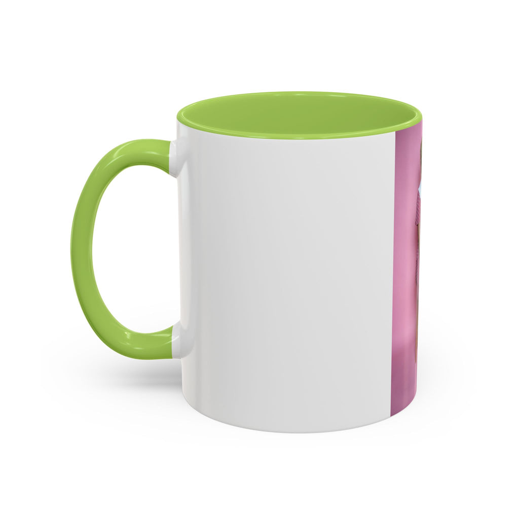 Vintage Pink Portrait Rose Golden Girls Inspired Coffee Mug — Quirky Photo Accent Mug (11/15oz)